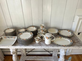 Set Of Mikasa Gard Harvest Dinnerware