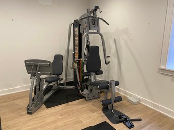 Life Fitness Home Gym System With Leg Press Attachment
