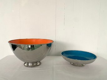 Pair Of Molten Footed Bowls By Michael Aram