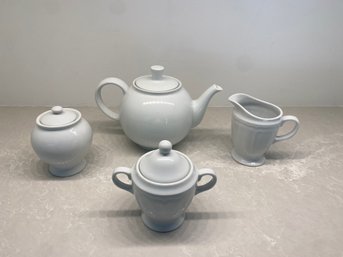 White Porcelain Tea Set