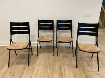 Set Of 4 Samsonite Folding Chairs