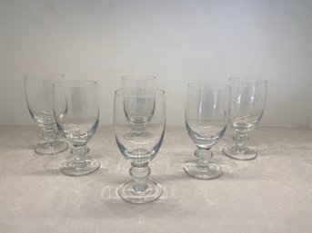 Set Of 6 Lenox Wine Glasses