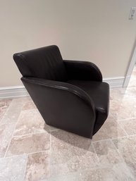 Bloomingdales Brown Leather Armchair Made By Koinor