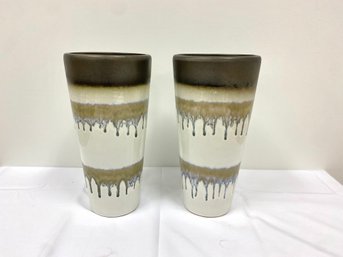 Pair Of Ceramic Vases