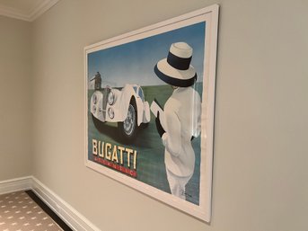 Large Bugatti Atlantic Framed Poster