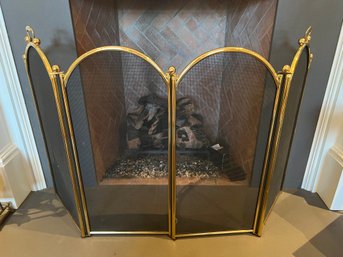Brass Fireplace Screen