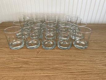 Lot Of 20 Dimpled Drinking Glasses
