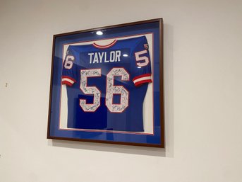 NY Giants Team Signed Lawrence Taylor Signed Jersey