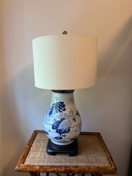 Blue And White Ceramic Decorative Lamp