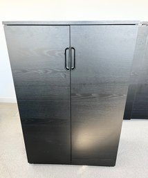IKEA Galant Cabinet With Doors In Black Stained Ash Veneer