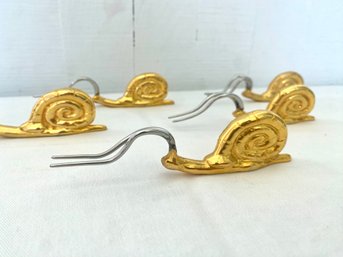 Set Of 5 Snail Forks By Michael Aram