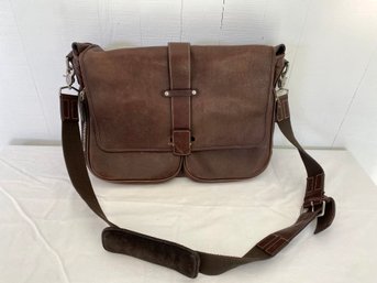 Cole Haan Leather Messenger Bag