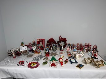 Giant Lot Of Christmas Ornaments