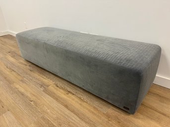 Trussardi Grey Upholstered Bench