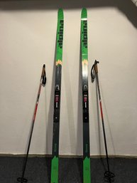 Alpina Discovery 68 Cross Country Touring Skis W/ Alpina Poles