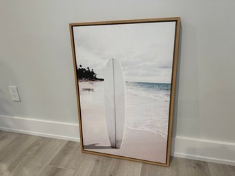 Canvas Surfboard Print