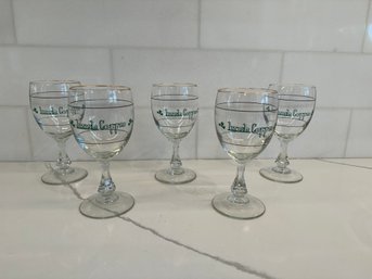 Set Of 5 Irish Coffee Glasses