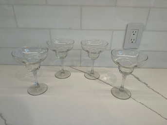 Set Of 4 Margarita Glasses