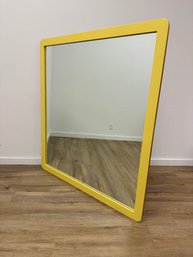 Yellow Powder Coated Acrylic Mirror