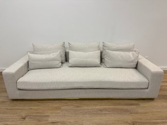 Gansett Homes Upholstered Grey Sofa