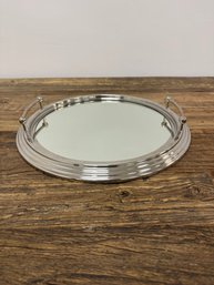 Pottery Barn Mirror Tray  With Handles