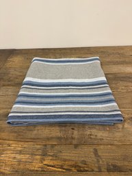 Blue And Grey Faherty Blanket Throw