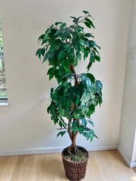 Artificial Decorative Tree In Basket Planter