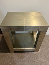 West Elm Metal Wrapped Side Table