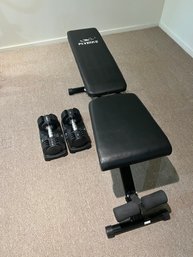 Flybird Adjustable Weight Bench AND Adjustable 25lb Weights