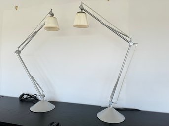 Pair Of Philippe Starck 'Archimoon' Table Lights Lamps
