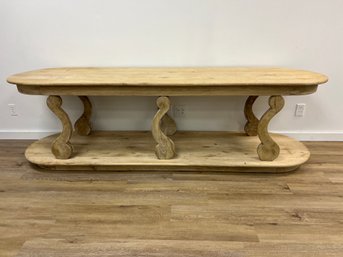 Large Pine Console Table