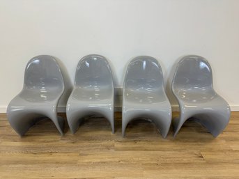 Set Of 4 Verner Panton Chair For Herman Miller