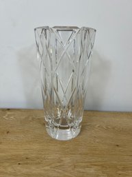 Orrefors Tiffany & Co Signed 10' Crystal Vase