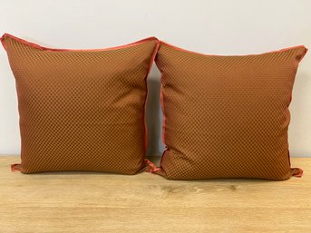 Set Of Two Ann Gish Square Pillows