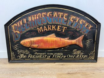 Antique Style Fishing Sign