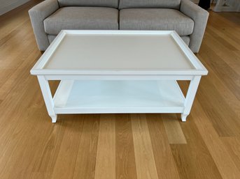 Ballard Design White Coffee Table