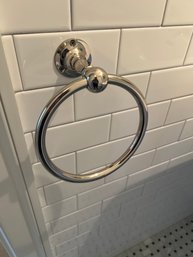 Lot #2 Of 3 Chrome Hand Towel Ring