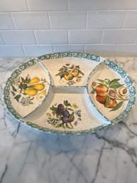 Italian Ceramic Divided Platter