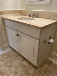 White Bathroom Vanity With Kohler Sink 43