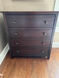 Crate And Barrel Tall Four Drawer Dresser