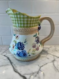 Tracey Porter Cottage Collection  Hand-painted Pitcher