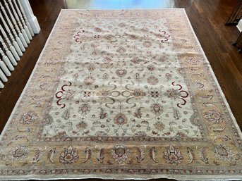 Turkish Hand Knotted Large Area Rug 12x9