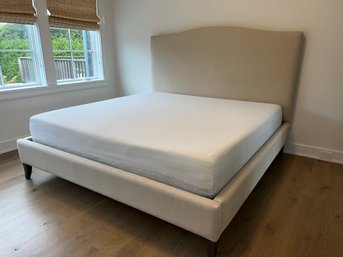 Crate And Barrel Colette King Bed With Casper Mattress