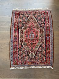 Hand Knotted Small Area Rug