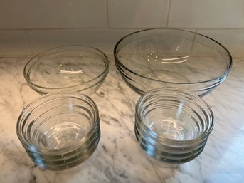 Lot Of Glass Mixing Bowls