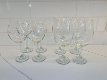 Set Of Eight Wine Glasses