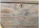 Antique Eastlake Painted Distressed Three Drawer Chest