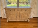 French Country Whitewashed Sideboard