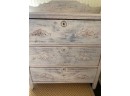 Antique Eastlake Painted Distressed Three Drawer Chest
