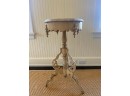 Antique Marble Top Ornate Side Table